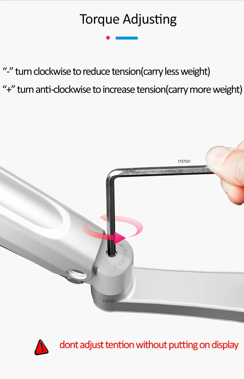 NEW NB H100 Gas Spring 22-35" LCD LED Monitor Holder Arm Full Motion Desktop Monitor TV Mount Bracket Load 2-12 kgs
