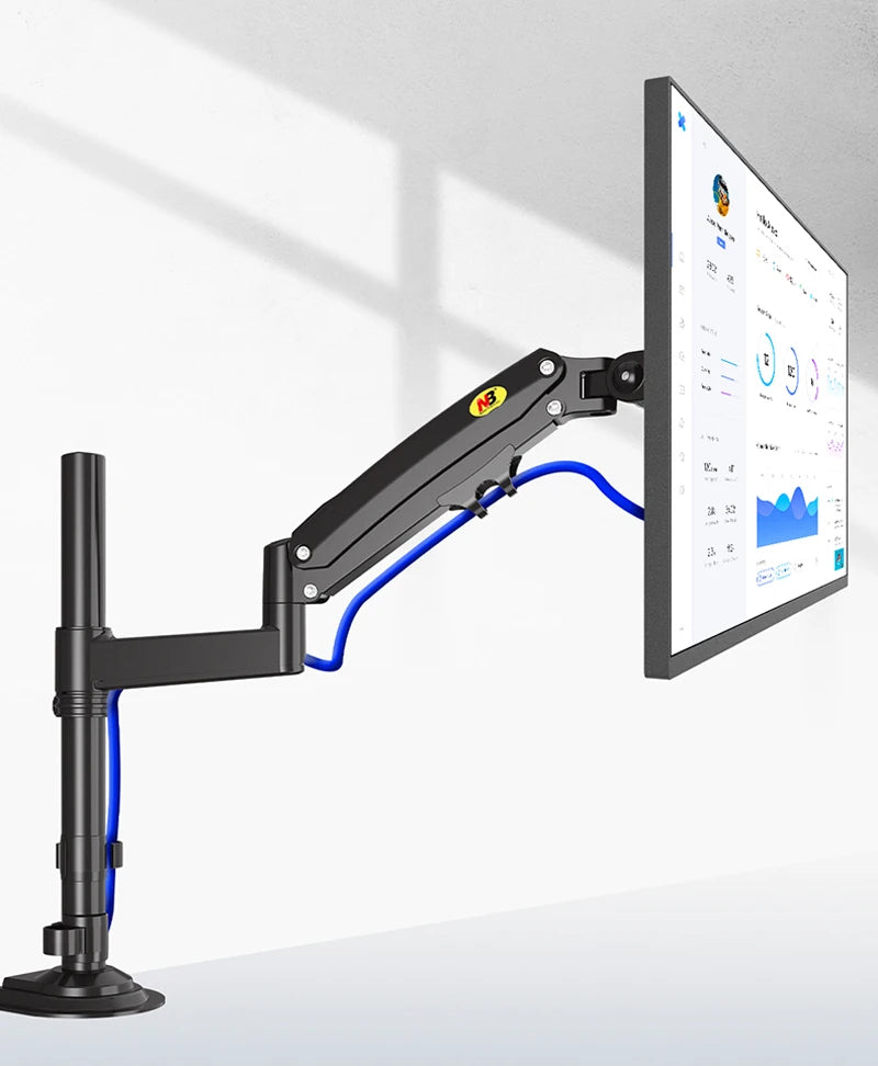 NEW NB H100 Gas Spring 22-35" LCD LED Monitor Holder Arm Full Motion Desktop Monitor TV Mount Bracket Load 2-12 kgs