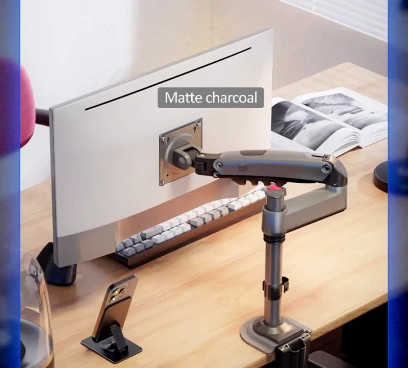 NEW NB H100 Gas Spring 22-35" LCD LED Monitor Holder Arm Full Motion Desktop Monitor TV Mount Bracket Load 2-12 kgs