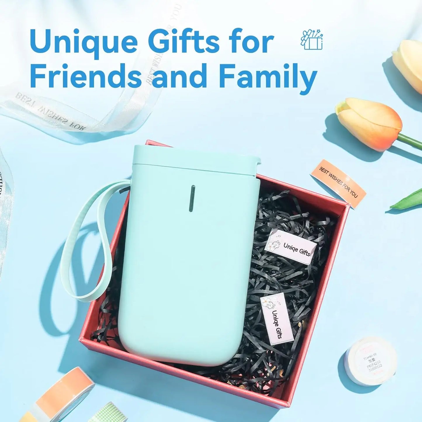 Niimbot D11 Mini Label Maker Wireless Bluetooth Thermal Label Printer Pocket Wireless Sticker Label Machine for Home Of