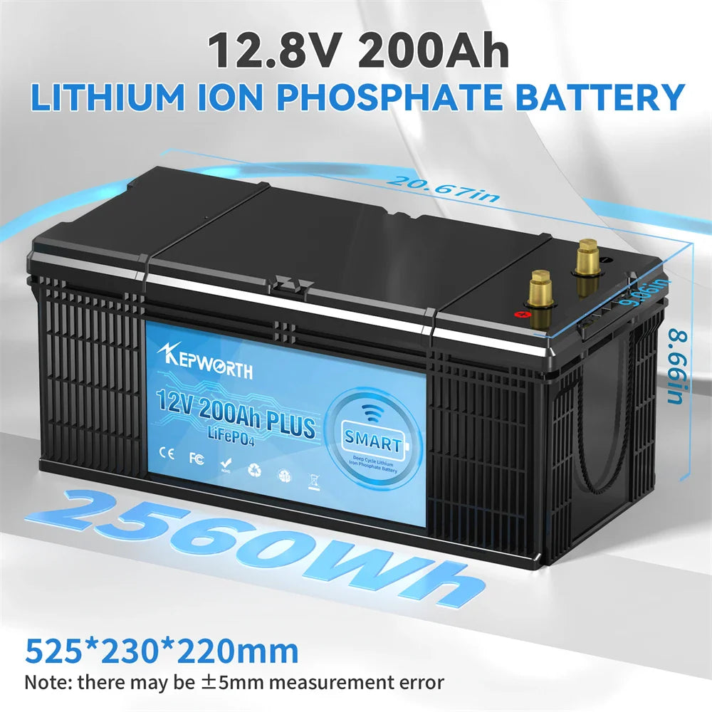 Limited Time Promotion EU Stock 12V Lifepo4 Battery 100Ah 120Ah 200Ah Support Series/Parallel for RV Marine Trolling Motor