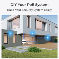 Reolink 5MP 8CH Home Security Camera System with Smart Detection Outdoor PoE IP Cameras NVR 2TB HDD Included for 24/7 Recording