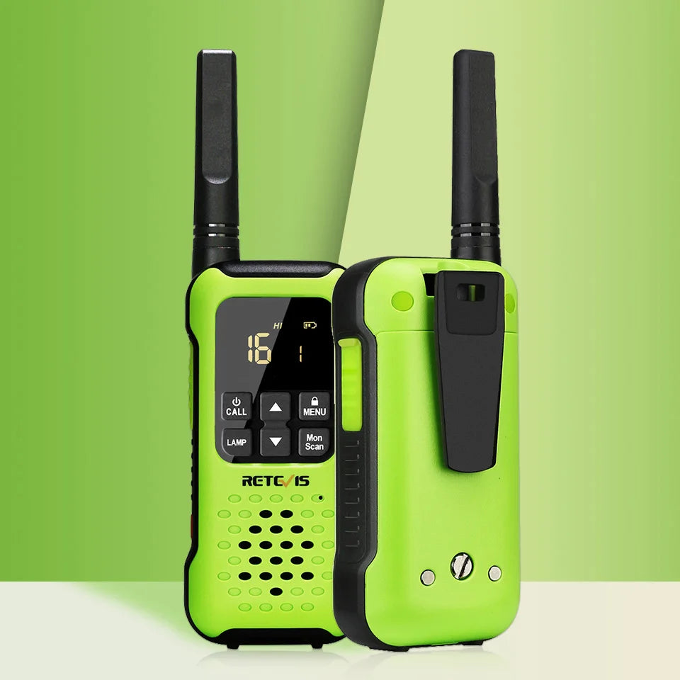 Retevis RT649P Waterproof Walkie Talkies Floating NOAA 1200mAh Rechargeable SOS Flashlight for Emergency Camping Kayaking (2Pcs)