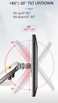 NEW NB H100 Gas Spring 22-35" LCD LED Monitor Holder Arm Full Motion Desktop Monitor TV Mount Bracket Load 2-12 kgs