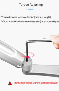 NEW NB H100 Gas Spring 22-35" LCD LED Monitor Holder Arm Full Motion Desktop Monitor TV Mount Bracket Load 2-12 kgs