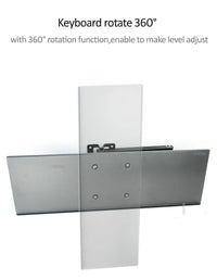 DL-123L-KYM3 Keyboard Tray mounted on wall 600x185mm for standing Working Keyboard Holder long arm