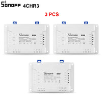 1/5 PCS Itead SONOFF 4CHR3/ PROR3 Wifi Smart Switch Module Wifi Smart Switch 433 Mhz RF Remote Control Switch Wifi 4 Gang Switch