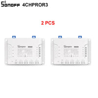 1/5 PCS Itead SONOFF 4CHR3/ PROR3 Wifi Smart Switch Module Wifi Smart Switch 433 Mhz RF Remote Control Switch Wifi 4 Gang Switch