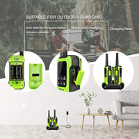 Retevis RT649P Waterproof Walkie Talkies Floating NOAA 1200mAh Rechargeable SOS Flashlight for Emergency Camping Kayaking (2Pcs)