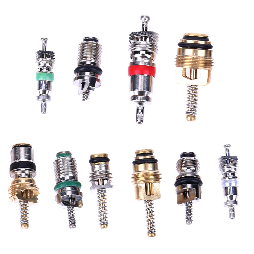 100Pcs/box R134A Car A/C Core Valves Automotive Air Conditioning Assortment Kit