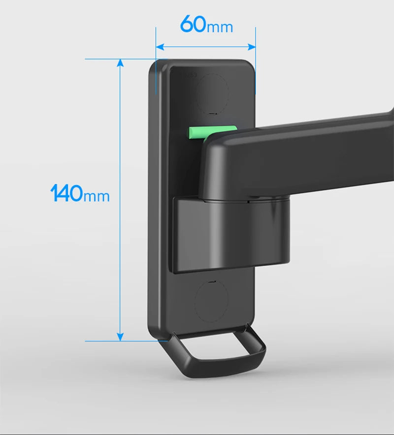 New NB F150 Gas Spring 24-35 inch LED TV Wall Mount Monitor Holder Ergonomic Mount Arm Max. VESA 100*100mm Loading 3-12kgs