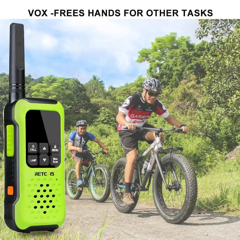 Retevis RT649P Waterproof Walkie Talkies Floating NOAA 1200mAh Rechargeable SOS Flashlight for Emergency Camping Kayaking (2Pcs)