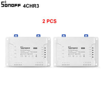 1/5 PCS Itead SONOFF 4CHR3/ PROR3 Wifi Smart Switch Module Wifi Smart Switch 433 Mhz RF Remote Control Switch Wifi 4 Gang Switch