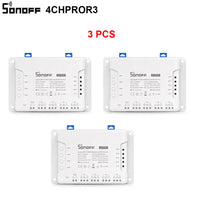 1/5 PCS Itead SONOFF 4CHR3/ PROR3 Wifi Smart Switch Module Wifi Smart Switch 433 Mhz RF Remote Control Switch Wifi 4 Gang Switch