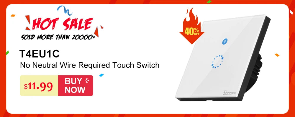 1/5 PCS Itead SONOFF 4CHR3/ PROR3 Wifi Smart Switch Module Wifi Smart Switch 433 Mhz RF Remote Control Switch Wifi 4 Gang Switch