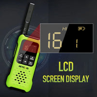 Retevis RT649P Waterproof Walkie Talkies Floating NOAA 1200mAh Rechargeable SOS Flashlight for Emergency Camping Kayaking (2Pcs)