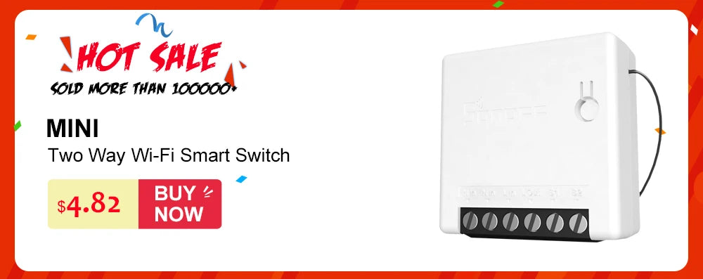 1/5 PCS Itead SONOFF 4CHR3/ PROR3 Wifi Smart Switch Module Wifi Smart Switch 433 Mhz RF Remote Control Switch Wifi 4 Gang Switch