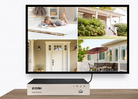ZOSI 8CH 1080P HD Wired Security Cameras System 5MP Lite 8Channel HD-TVI DVR Recorder 4pcs 2MP Surveillance CCTV Cameras kit