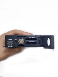 Newest 2CH MINI mobile dvr Real-time HD 1080P 2 Channel SD DVR support 128GB/CVBS/AHD 5.0MP mini vehicle DVR with remote control