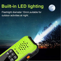 Retevis RT649P Waterproof Walkie Talkies Floating NOAA 1200mAh Rechargeable SOS Flashlight for Emergency Camping Kayaking (2Pcs)