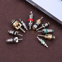 100Pcs/box R134A Car A/C Core Valves Automotive Air Conditioning Assortment Kit