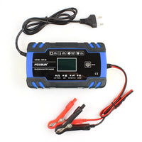 12V-24V 8A Full Automatic Battery-chargers Digital LCD Display Car Battery Chargers Power Puls Repair Chargers Wet Dry Lead Acid