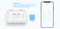 1/5 PCS Itead SONOFF 4CHR3/ PROR3 Wifi Smart Switch Module Wifi Smart Switch 433 Mhz RF Remote Control Switch Wifi 4 Gang Switch