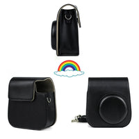 Fujifilm Instax Mini Camera Case Bag PU Leather Cover with Shoulder Strap For Instax Mini 9 Mini 8 Mini 11 Instant Film Cameras