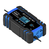 12V-24V 8A Full Automatic Battery-chargers Digital LCD Display Car Battery Chargers Power Puls Repair Chargers Wet Dry Lead Acid