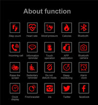 Smart Sports Bracelet MenAnd Women Pedometer Heart Rate Blood Pressure Fitness Ttracker Smartwatch Bluetooth For iOS Android+BOX