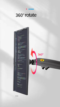 NEW NB H100 Gas Spring 22-35" LCD LED Monitor Holder Arm Full Motion Desktop Monitor TV Mount Bracket Load 2-12 kgs