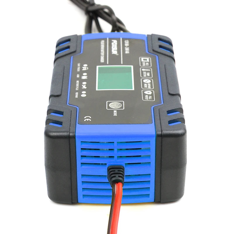 12V-24V 8A Full Automatic Battery-chargers Digital LCD Display Car Battery Chargers Power Puls Repair Chargers Wet Dry Lead Acid