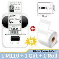 Phomemo M110 Self-adhesive Smart Thermal Label Printer for Business,Barcode Label, Price Tag, Address Wireless Sticker Printer