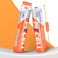 PKCELL-Rechargeable 3A Battery , AAA Battery, 1.6V, Nizn AAA battery, 900mwh, 8Pcs with 2PC Box Case
