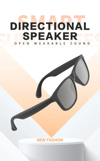 New smart glasses, support voice call, listen to music, touch operation, fashion wear, sunglasses lenses eye protection