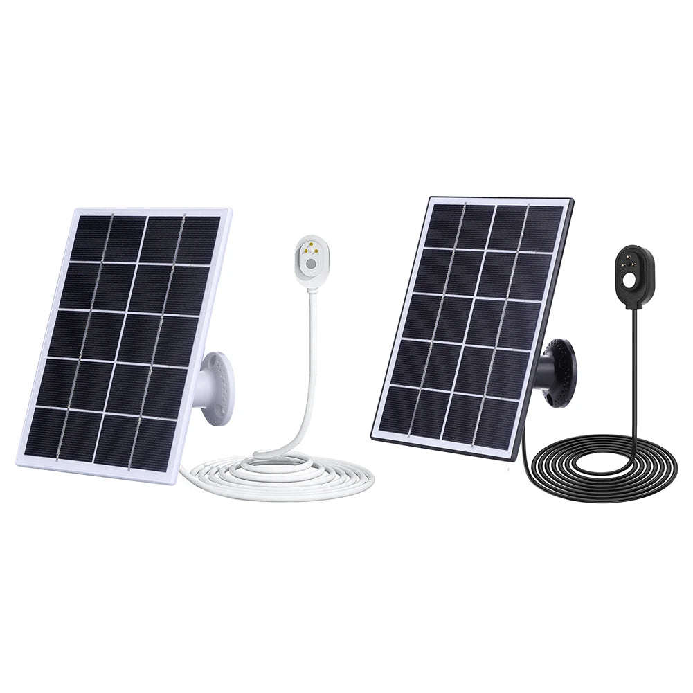 10W 5V Camera Solar Panel Charger Waterproof Security Camera Solar Panel with 3M Cable For Arlo Ultra/Ultra 2/Pro 5S/Pro 4/Pro 3