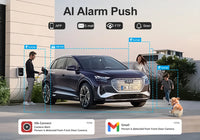 Anpviz 8MP Dual Lens POE Camera Ultra Wide Angel 180° Panoramic Security Camera AI Human Vehicle Detection Audio Warning Alarm