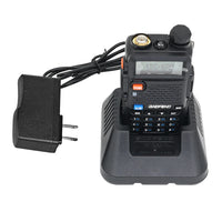 UV-5R Walkie Talkie 5W Dual Band Two Way Radio Commutator VHF/UHF 136-174MHz &400-520MHz Handheld Station Receiver Ham Radio Set