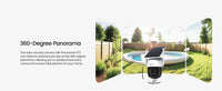 AOSU 3MP 100% Wire-Free Solar WiFi Camera 5000 mAh Two-way Audio Security Camera Wireless Solar Panel PTZ CCTV Camera