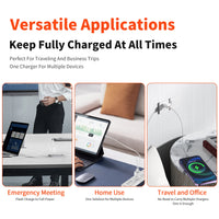 QERE Fast Charger PD 30W GaN Phone Universal Adapters EU Plug Safe Type C USB Intelligent Lightning Fast Charging Mini Portable
