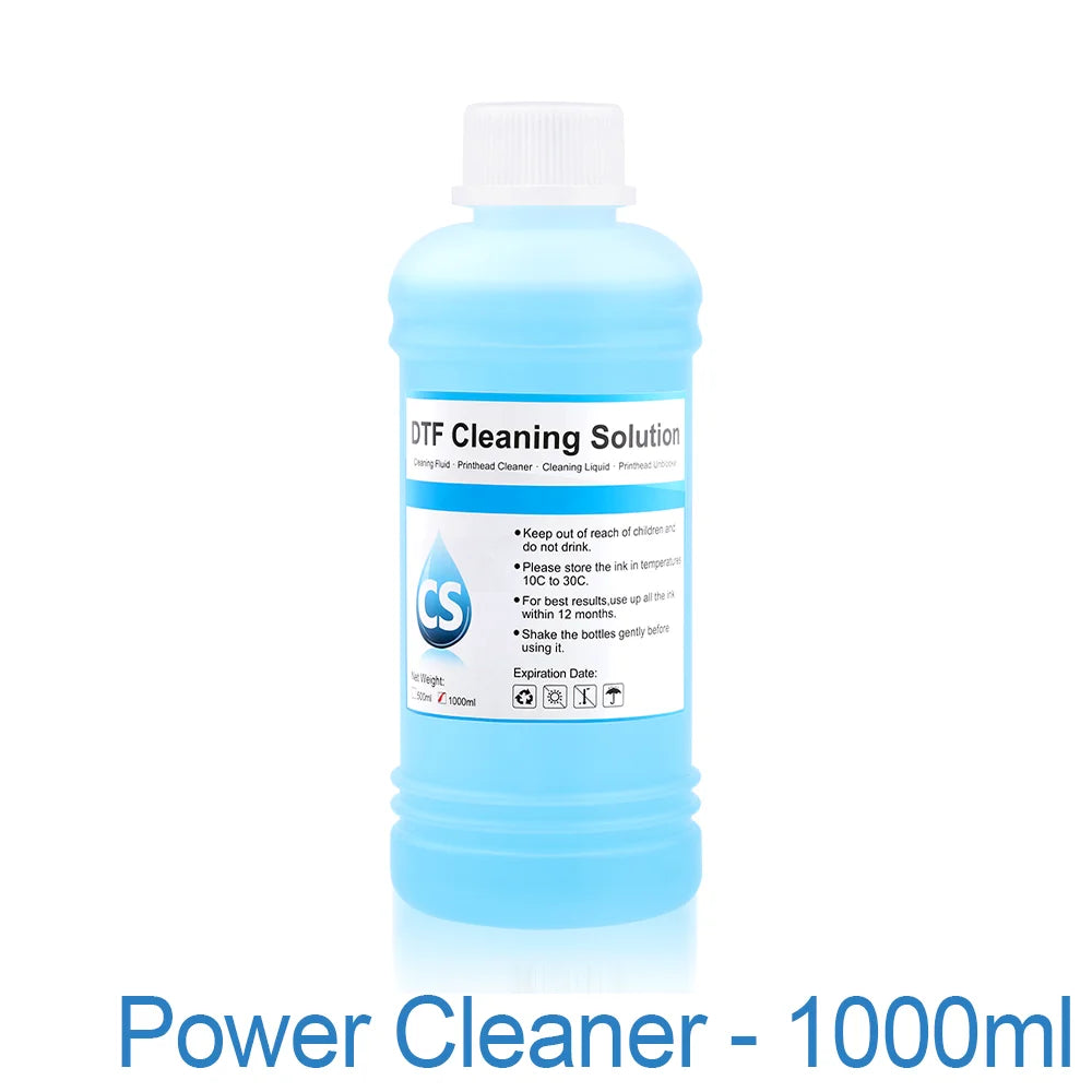 DTF Cleaner DTF cleaning Solution Liquid For DTF (Direct Transfer Film) Printer Printhead Tube Cleaning  (3 Capacity Options)