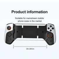 Mobile Phone Game Controller Bluetooth Compatible 53 Macro Function Wireless Gamepad for iPhone iPad Android PC and Switch