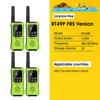 Retevis RT649P Waterproof Walkie Talkies Floating NOAA 1200mAh Rechargeable SOS Flashlight for Emergency Camping Kayaking (2Pcs)