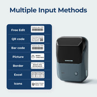 Niimbot B1 Label Maker Bluetooth Portable 2 inch Thermal Label Printer with Large Waterproof Tape for Small Business Office Home