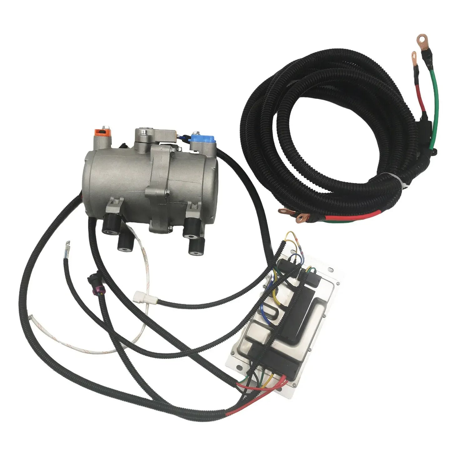 1Set Car Electric Air Conditioner A/C air Conditioning Compressor 12V 24V & Control Panel for Truck Bus Automotive Boat Tractor