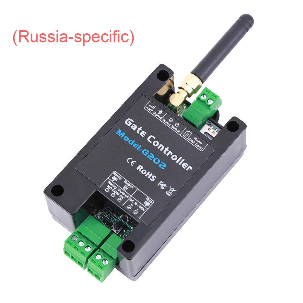 GSM 2G Remote Controller G202 Single Relay Switchs Free Call Remote Control Remote On Off Relay for Sliding Swing Garage Gate