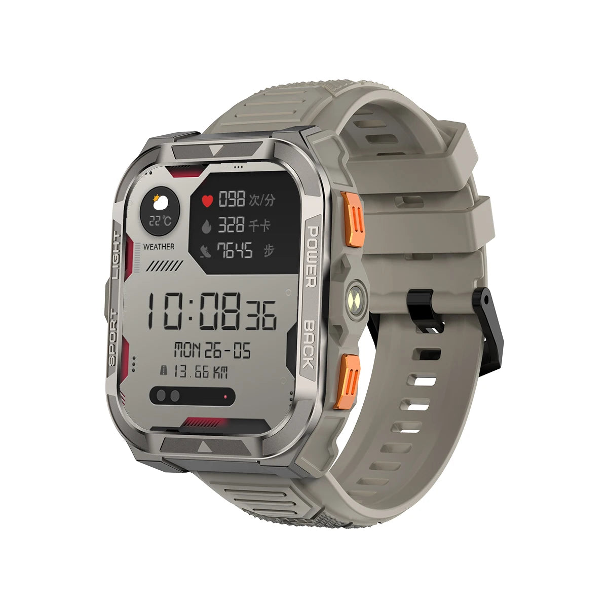 [World premiere]Blackview W80 PRO Outdoor Rugged Smart Watch, GPS Position Smartwatch, 1.91‘’ Display, 900mAh with Flashlight