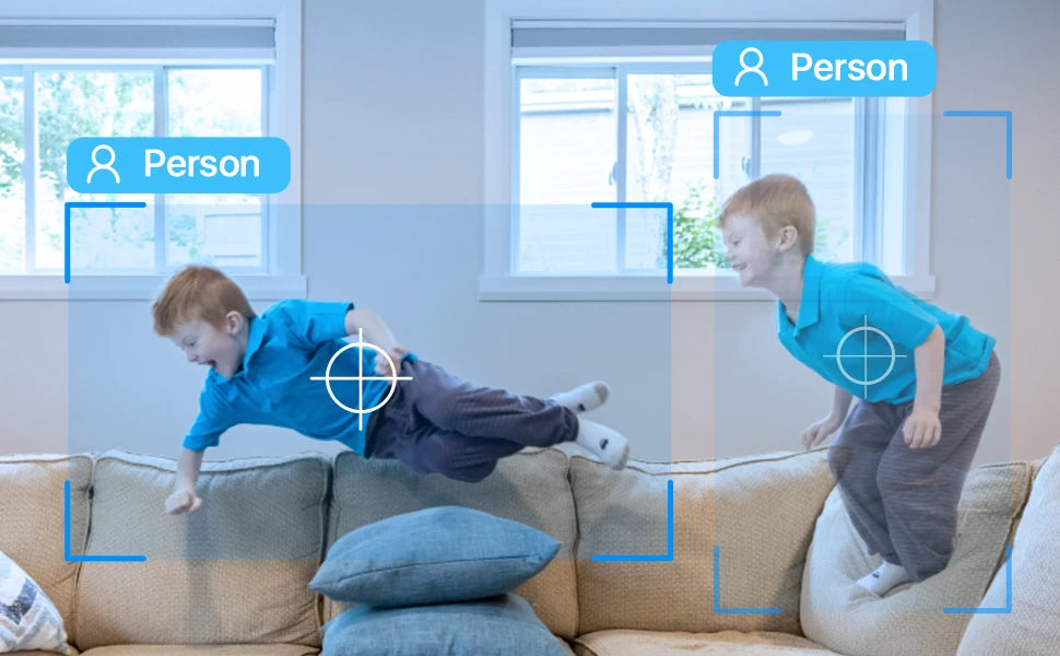 ZOSI C518 Indoor Pan/Tilt Smart Security IP Camera 2K 360° Baby Pet Monitor AI Human Tracking 2.4G/5G WiFi Surveillance Camera