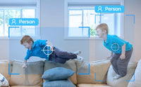 ZOSI C518 Indoor Pan/Tilt Smart Security IP Camera 2K 360° Baby Pet Monitor AI Human Tracking 2.4G/5G WiFi Surveillance Camera