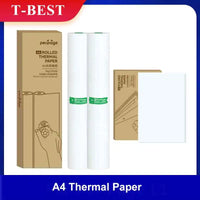 PeriPage A40 A4 Printer Wirless Printer USB Android BT Printing PDF File Webpage Contract Picture with 10 Rolls Thermal Paper